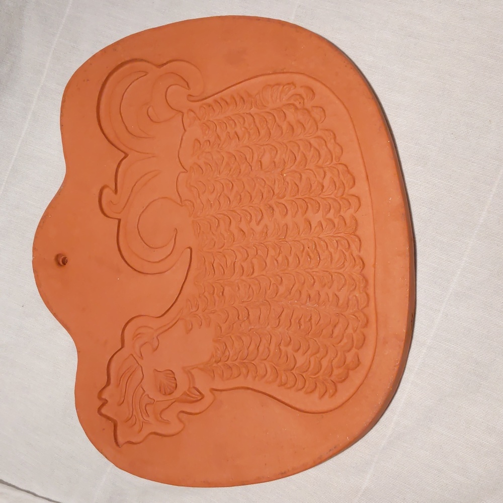 Bennington Potters Wall Plaque Chicken Terracotta Trivet Pottery David Gil
